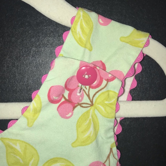 Sew Blessed top, crossover back w/ rick-rack trim - Picture 3 of 8